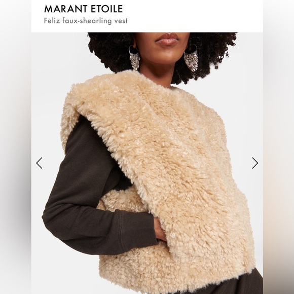 Isabel Marant faux sherling vest - Picture 3 of 5